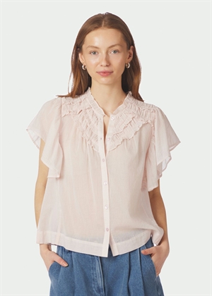 Vinsa s voile top Light Pink Neo Noir 
